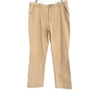 Carhartt Men’s Relaxed Fit Rugged Flex Canvas Work Pant Tan Sz 42/34